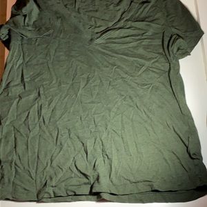 Green v neck